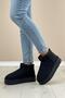 Frz F2150 Suede Fur Inside Wool Thick Sole High Heeled Women's Boots - 3