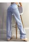 Çnr Miya Women's High Waist Wide Leg Wide Leg Loose Comfort Stretch Fabric New - 4