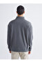Xside Anthracite Fleece Men's Thick Sweatshirt - 4