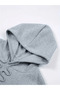 Men's Leaf Patterned Hooded Tracksuit Set - 3