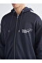 Mg Trenden Anthracite Hooded Long Sleeve Men's Zippered Sweatshirt - 3