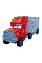 Giant Size 56 Cm. Metal Car Carrying Lightning Mcqueen Truck Mekkuin and 6 Metal Cars + 9 Pieces of Accessories - 3