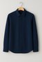 Men's Navy Blue Premium Crepe Fabric Shirt – Comfortable Fit New Season Stylish Casual Fashion Trend