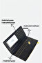 659 Quilted Patterned Imported Wallet - Stylish Women's Wallet with Zipper and Card Holder - 4