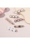 Hei White Stylish Daily Use Women's Hair Accessory Hairpin Set - 4
