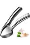 Large-Capacity Stainless Steel Garlic & Ginger Crusher, Rustproof, Dishwasher Safe - 7