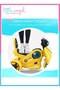 - Kids Ride On Electric Bike Toy With Light - Yellow - 5