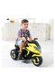 - Kids Ride On Electric Bike Toy With Light - Yellow - 2