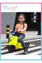 - Kids Ride On Electric Bike Toy With Light - Yellow - 3