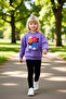 Girl's Cotton Oversized Piece Top and Bottom Set Comfort and Elegance Combined Quality Stylish Comfortable