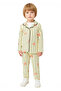 Striped Teddy Bear Patterned Soft Textured Boys' Pajama Set High Quality Stylish Comfortable - 4