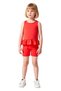 Girls' Cotton Sleeveless Ruffle Detailed Knitted Set Quality Stylish Comfortable Casual Daily Wear - 4