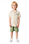Boys' Top-Bottom Cotton Comfortable Shirt and Shorts Set Ideal for Summer Days Quality Stylish Comfortable - 4