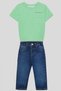 Boy's 1-4 Years Old Regular Fit Denim Trousers 68705 Jeans Blue - 2