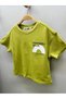 Jacklions Baby Boy 1-5 Years 100% Cotton Back Printed T-Shirt 1732 Green - 2