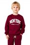 Girl's Cotton New York Printed Crew Neck Sweatshirt and Sweatpants Set Quality Stylish - 5