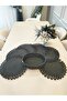 Jute, American Service Set, 6 Plates, 1 Bread Basket, Plate Mat, Plate Set, Modern Lux Presentation - 3