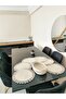 Jute, American Service Set, 6 Plates, 1 Bread Basket, Plate Mat, Plate Set, Modern Lux Presentation - 2