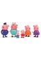 Pig Family Toy Set of 6 - Soft Rubber Cartoon Pig Playset for Kids, Toys Gift for Boys & Girls - 2
