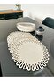 Jute, American Service Set, 6 Plates, 1 Bread Basket, Plate Mat, Plate Set, Modern Lux Presentation - 5