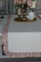 Runner Off-White Ruffled Floral Vintage 40X130Cm Duck Linen - 5