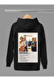 Abba Printed Cotton Long Sleeve Fleece-Lined 3-Ply Hooded Rock Sweatshirt