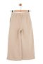 Girl's 8-14 Years Old Palazzo Sweatpants Beige - 2