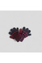 Children's Gloves Burgundy Black Baby Gloves 1-4 Years
