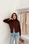 Basic Double Zipper Detailed Mock Neck Knitwear Cardigan Aw25Hi0054 - 7