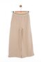 Girl's 8-14 Years Old Palazzo Sweatpants Beige