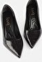 Prestige - Black Crocodile Pattern Block Heeled Shoes - 6