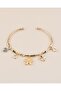 Bloomera Adjustable Floral Charm Cuff Bracelet