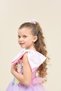 Mojo Girl's 4-8 Years Old One Shoulder Bow Detailed Short Evening Dress 5588 Lilac - 2