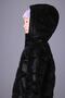 Girl's 8-18 Years Padded Long Coat Black - 3