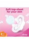 Pads Ultra Thin Cottony Soft Large With Wings, 10 Sanitary Pads - 3