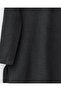 Turtleneck Slit Ribbed Knit Tunic -Anthracite - 6