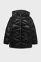 Girl's 8-18 Years Padded Long Coat Black - 4