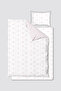 100% Cotton Satin Children's Bedding Set - Ribbon / Pink (120 Thread Count / cm²)