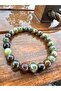 Green Garnet Stone Women's Bracelet - 2