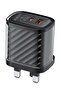 45W Power Adapter Duo, Dual USB-C & USB-A Ports, PD & QC Super Fast Charging Black - 5