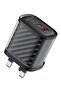 45W Power Adapter Duo, Dual USB-C & USB-A Ports, PD & QC Super Fast Charging Black - 2