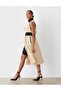 Women's Mock Neck Front Zipper Slit Spring Summer Elastic Waist Stylish Jacket Dress - 8