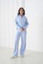 Mock Neck Zipper Detailed Cardigan Pants Knitwear Bottom-Top Set Aw25Au0028 - 6