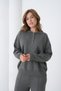 Oversized Premium Yarn Half Placket Button Polo Neck Knitwear Bottom-Top Set Aw25Au0029 - 3