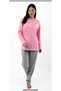 Polo Republica & Co Polo Republi̇ca& Co 7002 Pajama Set, Women's Home Wear Girls' Tracksuit Set
