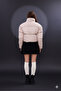 Cross-Stitched Winter Coat with Rubber Detail Crop (Calemore) - 5