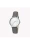 Women's Grey Leather Watch, Silver Dial | ES1L154L0025