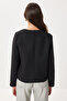 Shoulder Pad Button Tweed Jacket Loh0016 Black - 5
