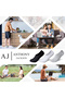 Boxed 10 Pairs Bamboo Cristopher Unisex Stitch-Free Invisible Non-Slip Silicone Ballerina Socks - 4