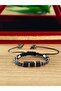 Macrame Bracelet Handmade Pure Natural Stone Custom-Made Hematite Stone, Lava Stone, Agate Stone Amatis Stone - 6